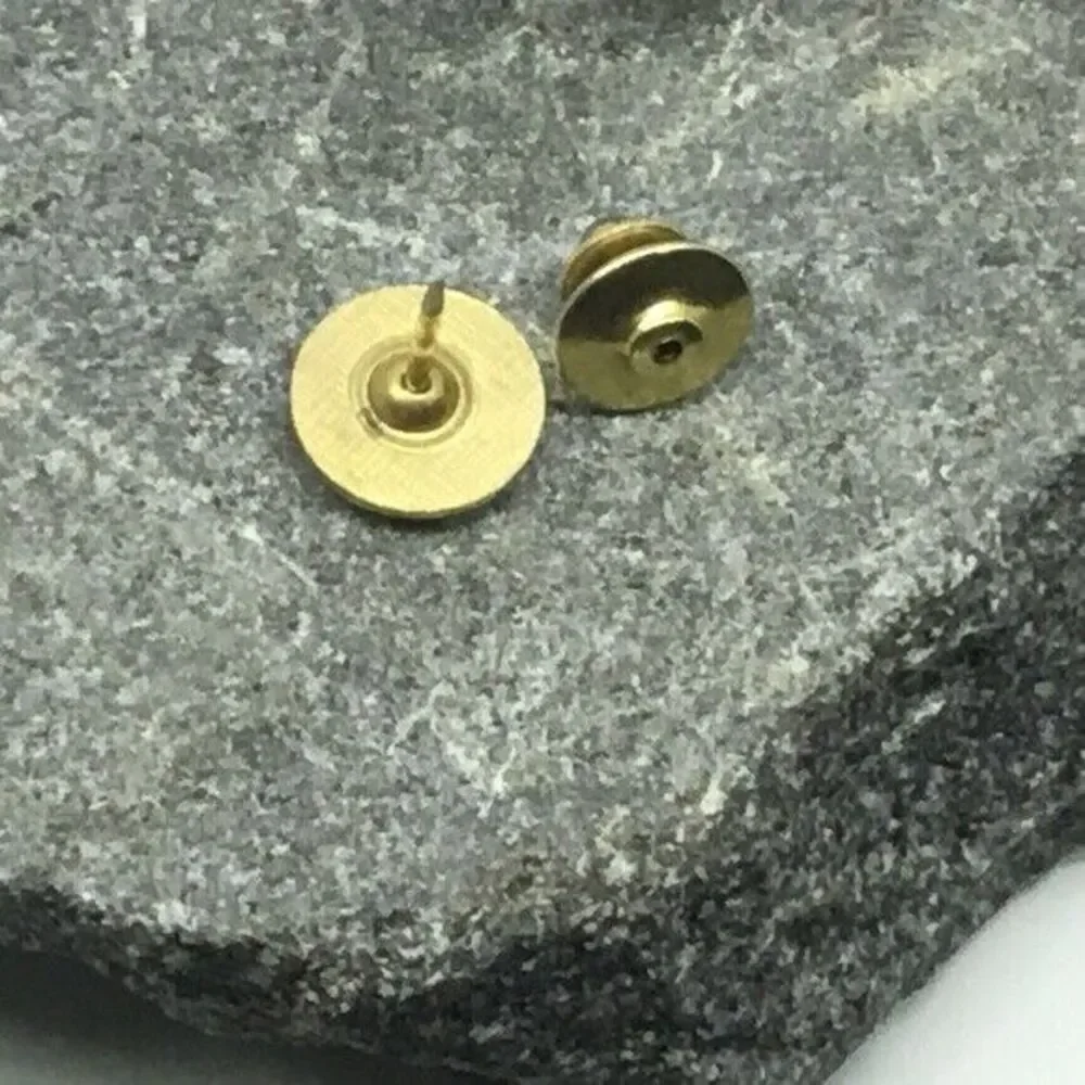Vintage Cufflinks and Tie Tack Set Men’s‎ MCM Geometric Round Gold Tone
